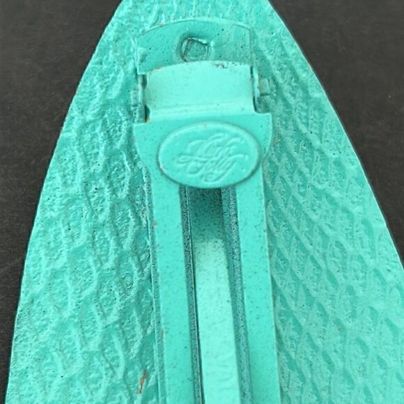 VTG Kirks Folly Turquoise Hair Barrette - Picture 4 of 5